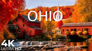 4K AUTUMN IN OHIO 🍂 BEAUTIFUL FALL FOLIAGE & CHARMING HOMES🍁🍂