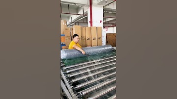 The mattress compression roll is really amazing #factory #compression #mattress
