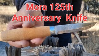 Mora 125th Anniversary Knife Review. 14c28n Sandvik Steel.