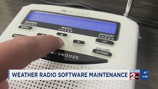 NOAA weather radio outage scheduled for maintenance