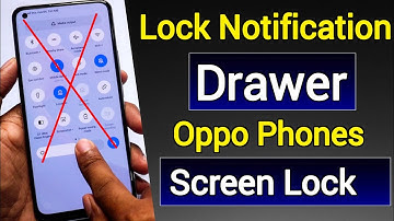 Disable On Lock Screen For Notification Drawer Oppo | Lock Notification Panel On Lock Screen Oppo