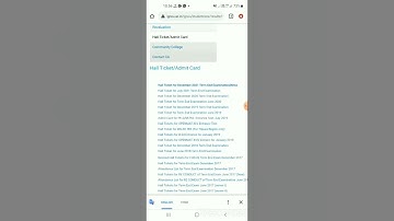 Ignou Hall Tickets   update