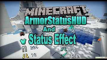 Minecraft 1.7.10 - How To Install Armor HUD & Status Effect HUD