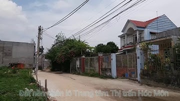 Mở bán đất nền phân lô Trung tâm thị trấn HóC Môn