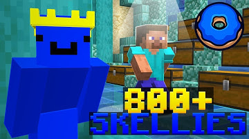 I Raided an 800+ Skeleton Spawner Base on DonutSMP (GOT RICH!)