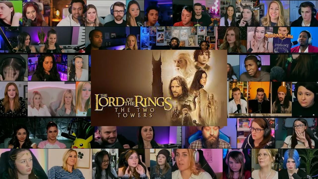 The Lord of the Rings: The Two Towers (2002) Reaction Mashup | First Time Watching