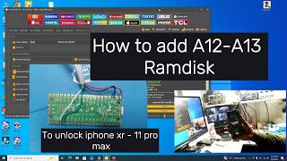 How to add Ramdisk A12- A13 with Unlock tool to bypass or unlock iphone XR to 11 PRO Max