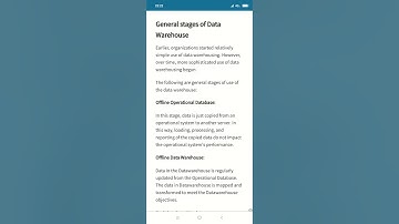 Stages of datawarehouse jayoti vidyapeeth wemon
