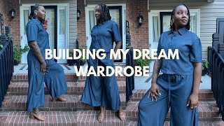 I’m Building My Dream Memade Wardrobe | Sewing a Chambray Shirt & Pants