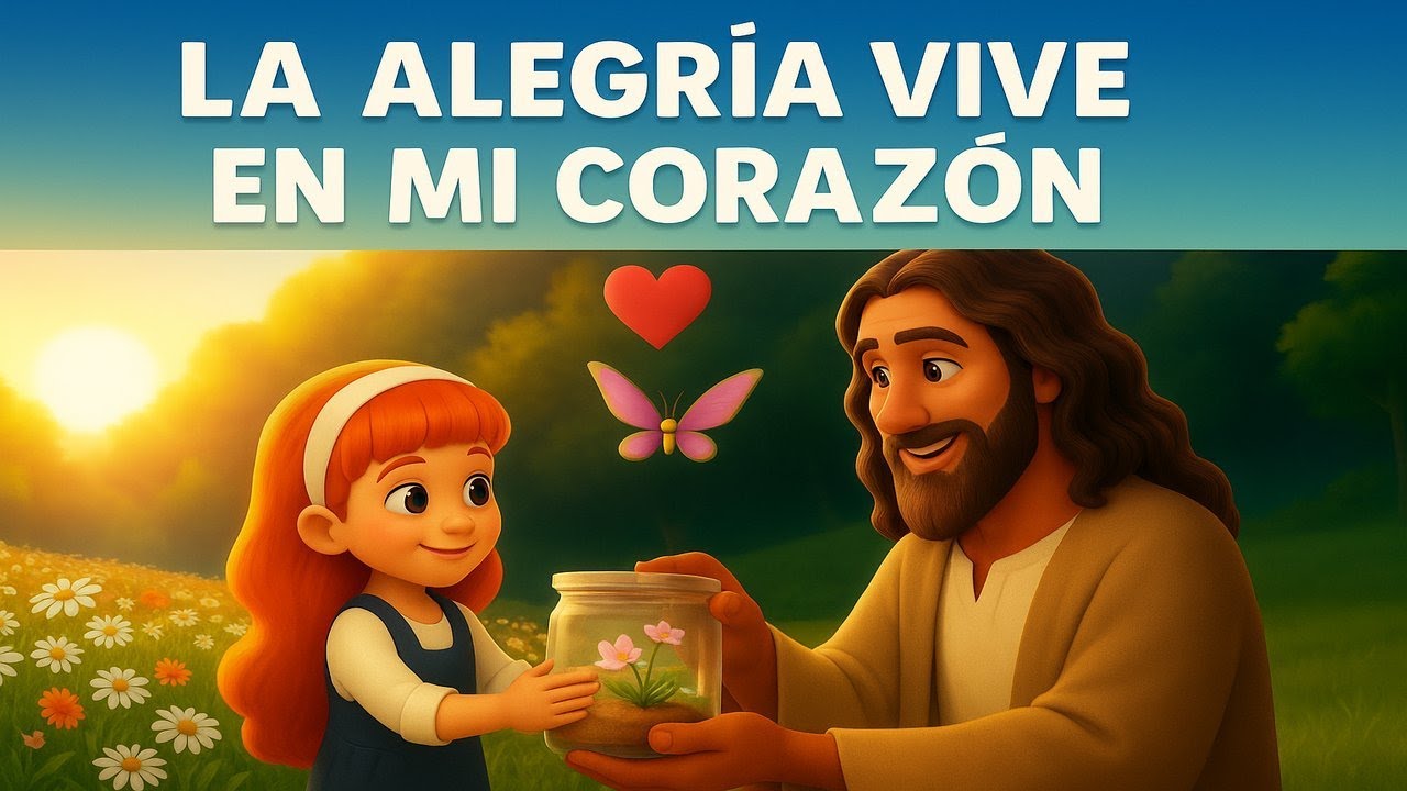 La Alegría Vive en Mi Corazón | Canción de Cuna con Jesús - YouTube