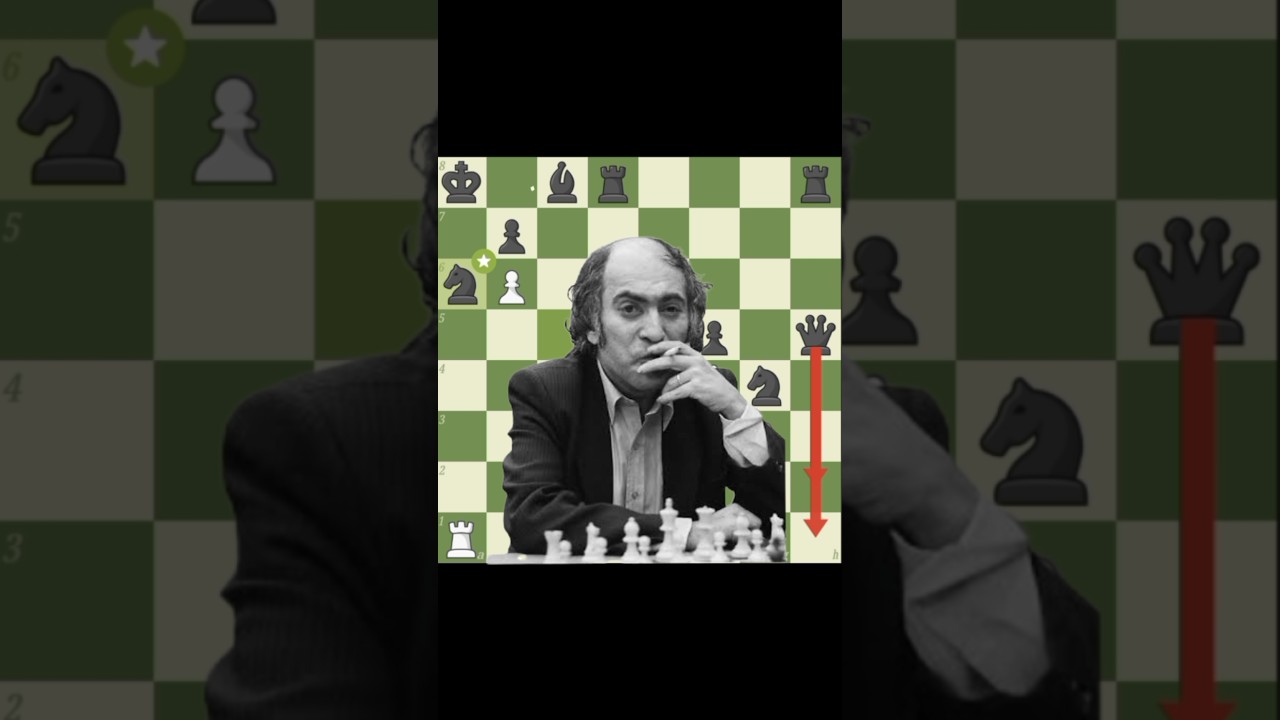 Mikhail Tal sacrifice everything 🔥🤫