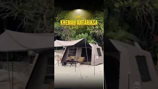 MANUAL TENT - LNT ANTARIKSA di pulau. #camping #manualtent #lntantariksa