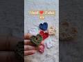 1 tiny crochet heart, 3 adorable possibilities! ❤️ #crochet #viral #shorts #tutorial