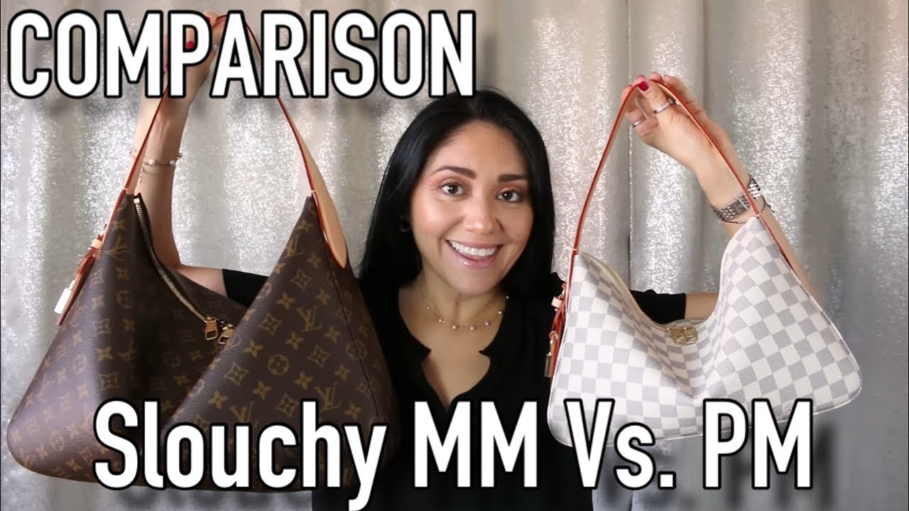 【優雅なシルエット】LOUIS VUITTON★Slouchy PM ハンドバッグ COMPARISON: Louis Vuitton Slouchy MM Vs. PM | Watch This