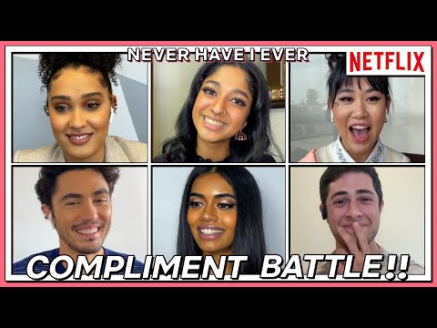 Never Have I Ever Cast play Compliment Battle | Netflix