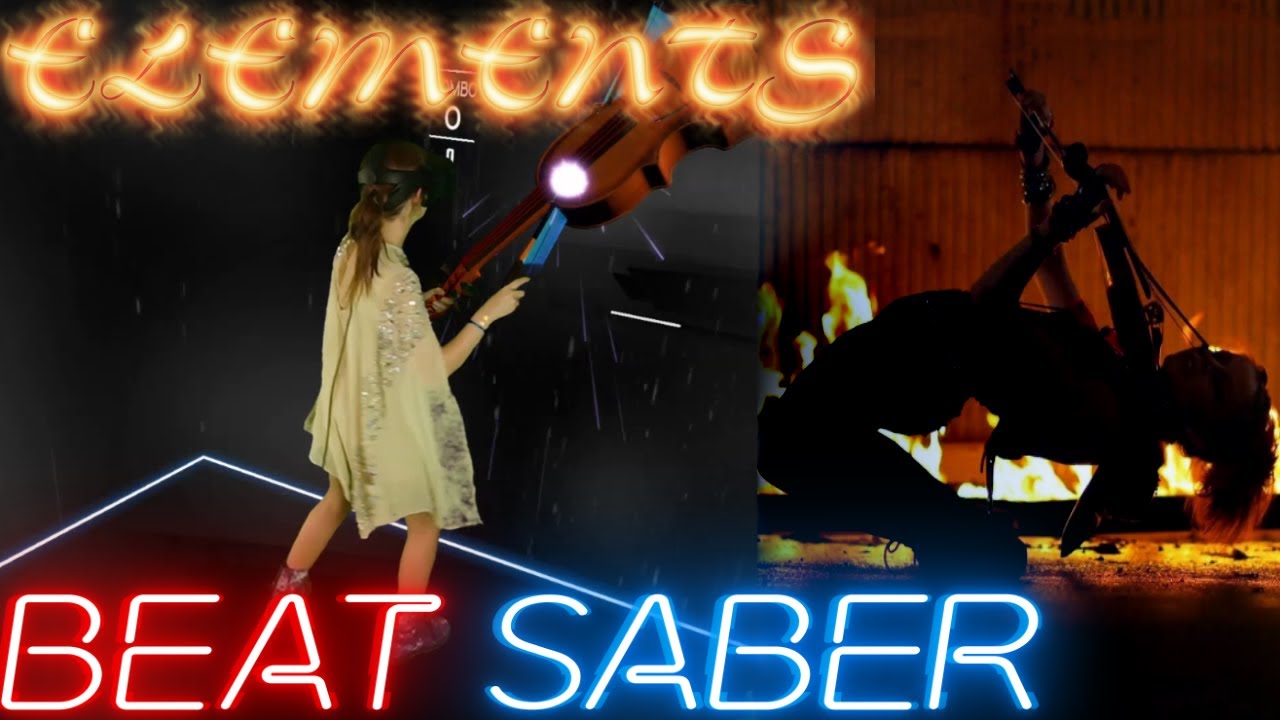 Beat Saber Lindsey Stirling Elements (Dubstep Violin) Expert+ Mixed Reality YouTube