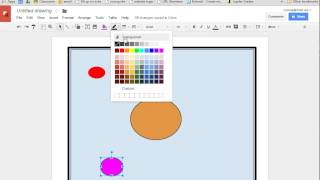 Tutorial - Google Drawings Basics - draw a cell