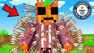 Rompí los RECORDS MUNDIALES más BRUTALES de Minecraft!