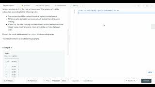 178. Rank Scores | Leetcode | SQL