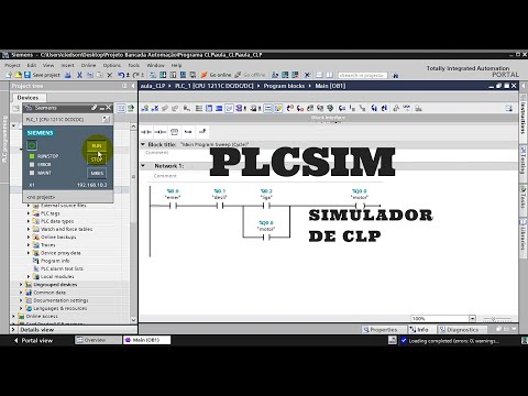 SIMULADOR DE CLP- PLCSim Tia Portal Siemens