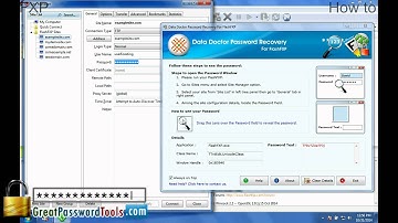 How to Restore Lost Password of Flash FXP