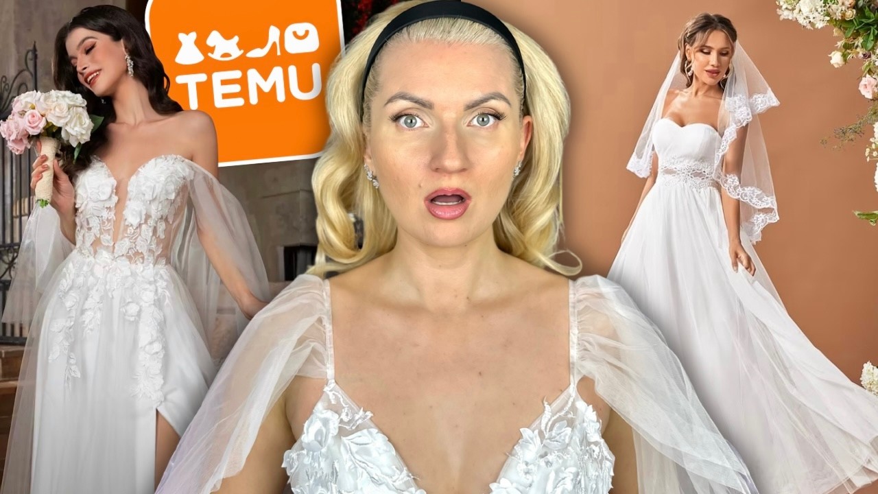 TEMU Wedding Dresses That Look TOO GOOD To Be True *pass or trash!?*
