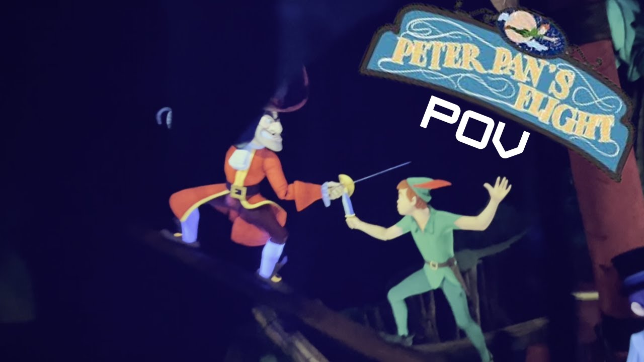 Disneyland Resort Peter Pan's Flight POV 4k