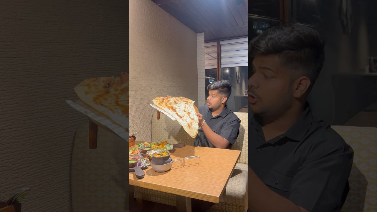 "Ye hai India ki Sabse Badi NAAN😳😮" TRIED BIGGEST NAAN Amazing Indian Food 