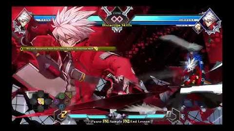 BLAZBLUE CROSS TAG BATTLE - Tactics Mode: Basics: Distortion Skills