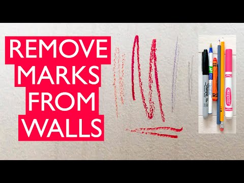 Cleaning Hacks: REMOVE Sharpie, Crayon, Pen, Colored Pencils, Markers and Pencil Marks From Wall