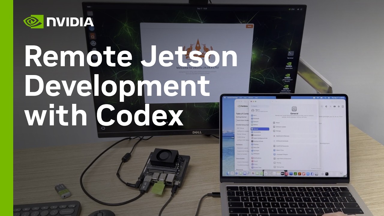 How to Set Up NVIDIA Jetson for Remote AI Development with Codex thumbnail