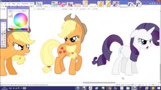 Pony VS Pony recolor // My Little Pony