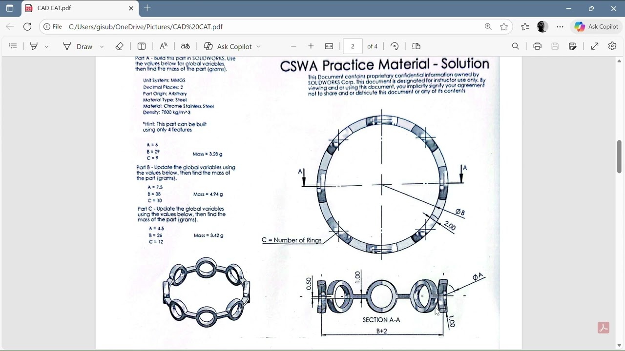 How To Draw Bearing Ball Cage In SolidWorks?