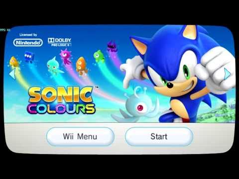 Dolphin Emulator, Sonic Colors (wii /+config)