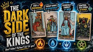 The Dark Side of the Kings in Tarot: Power, Ego & Shadow Work