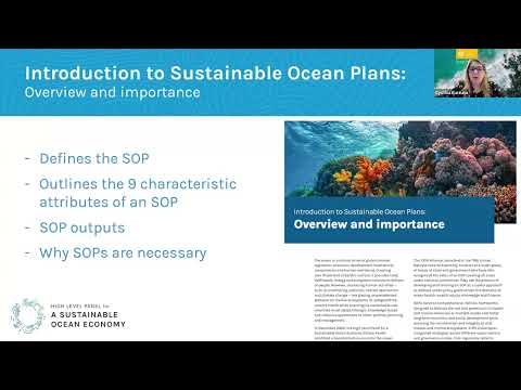 Handbook on Sustainable Ocean Plans | Practioner's Guide | Webinar