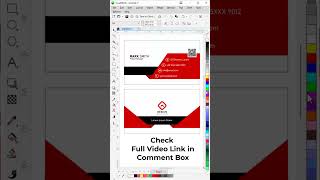 Simple Visiting Card Design in CorelDraw