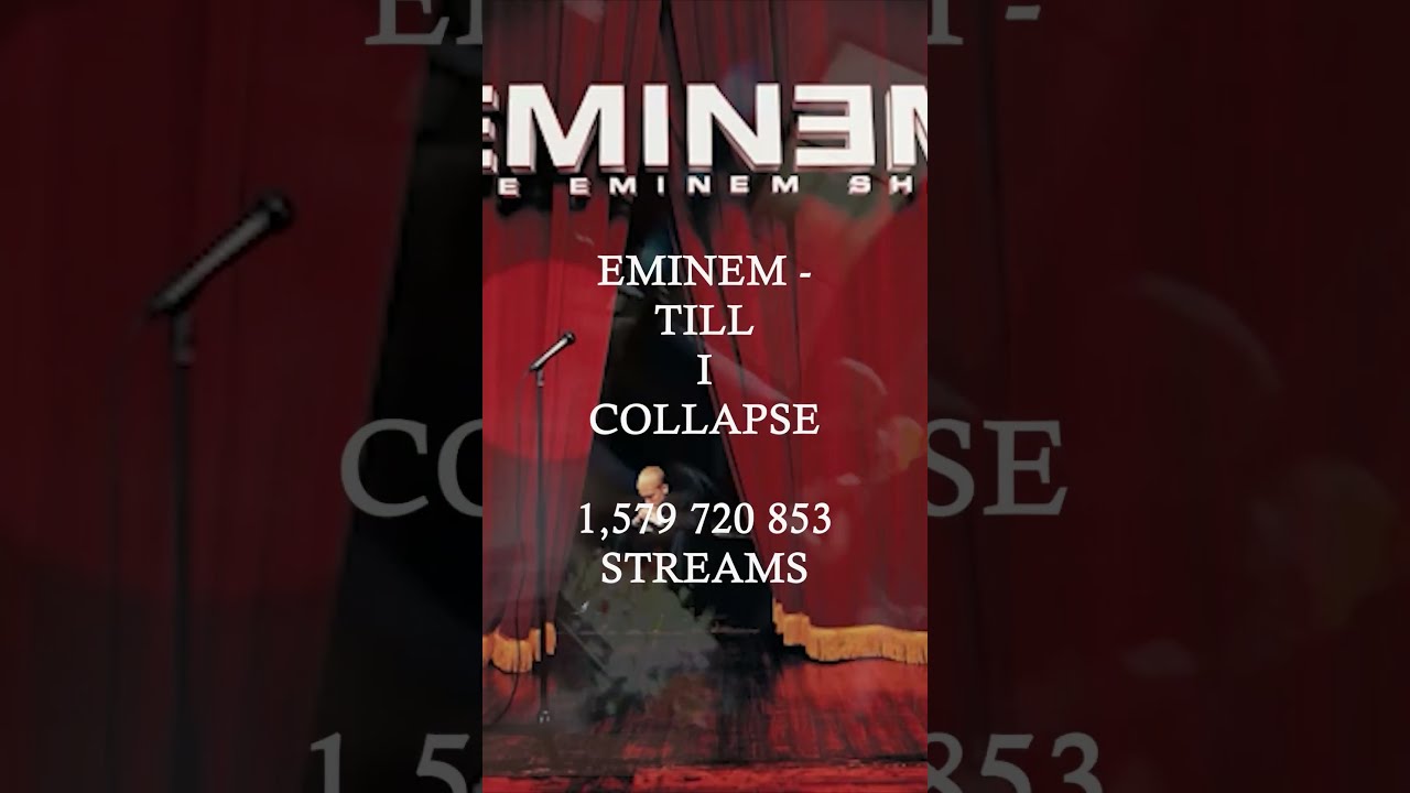 MOST STREAMED EMINEM SONGS