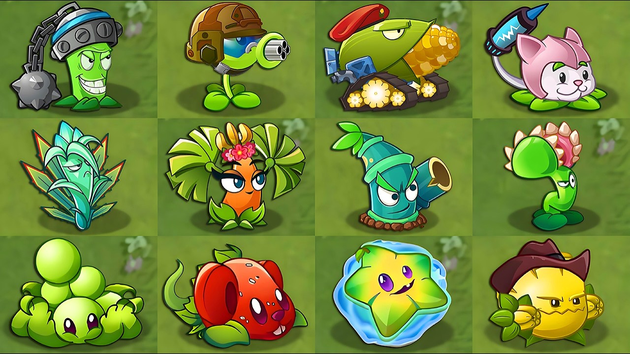 Every Random Premium Plants Power-Up! vs PvZ 2 All Final Boss - PvZ 2 ...