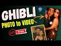 Create Ghibli Style Video for 100% FREE 😎 | Ghibli style Images ko Videos mein Convert kese karein ✨