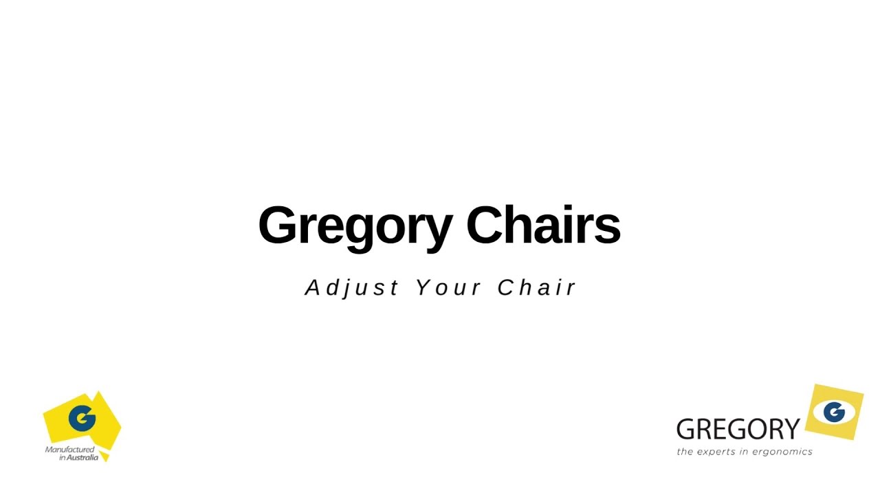 How to Adjust Your Chair. YouTube