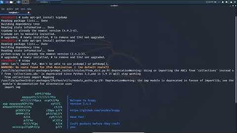 Python scapy module Introduction || !discord