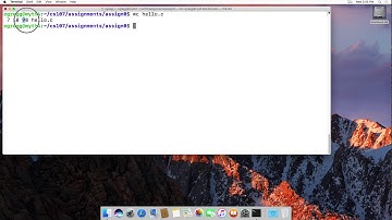 The wc (word count) command