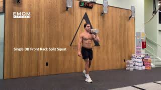 Single DB Front Rack Split Squat