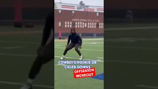 CALEB DOWNS ✭ #COWBOYS ROOKIE DB’s OFFSEASON #WORKOUT 🔥 Mastering His Burst & Reaction Time 👀 #NFL