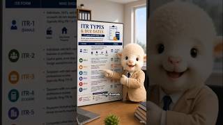 ITR Filing Last Date 2026 | ITR 1 to ITR 7 in 15 Seconds ⚡ #incometax #shortvideo #shorts #trending