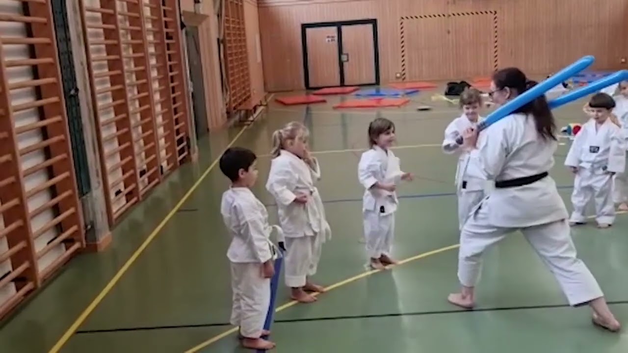Bonsai-Karate (4- 5 Jahre) Kampfsportschule Aarau mit vielen neuen Kindern  #kampfsport #aarau
