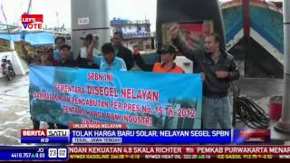 Nelayan Tegal Segel Sebuah SPBN