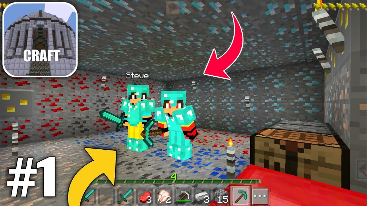 Minicraft Unlimited Diamond Block Glitch | New Multiplayer Survival 🔥Walkthrough Part 1-2026) 🤯