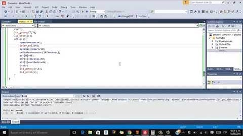 Código de un contador ascendente en Atmel Studio